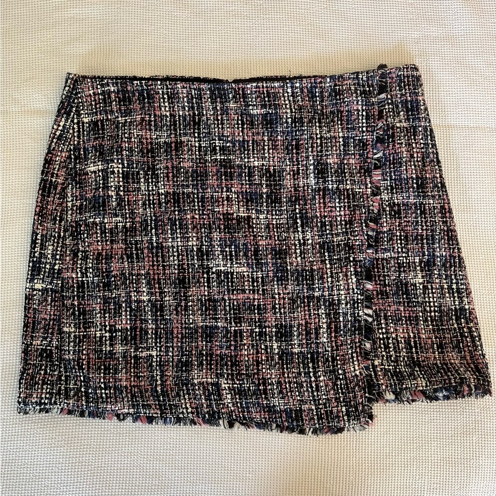 Loft Plus Size Multicolor Tweed Skirt NWT